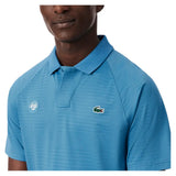 Men's Roland Garros Players Tennis Polo,Apparel,Lacoste,,,Tennis Express,DH0333-JBK-6