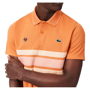 Men's Official Roland Garros Day Session Tennis Polo Blossom and Miami,Apparel,Lacoste,,,Tennis Express,DH0341-4IM-1