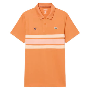 Men's Official Roland Garros Day Session Tennis Polo Blossom and Miami,Apparel,Lacoste,,,Tennis Express,DH0341-4IM-3