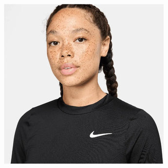 Women's Dri-Fit Victory Long Sleeve Print Tennis Top-Apparel-Nike-DH2068-010_3-Tennis Express