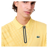 Men's Grigor Dimitrov On Court Players Tennis Polo Yellow-Apparel-Lacoste-DH4756-107H25-1-Tennis Express