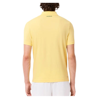 Men's Grigor Dimitrov On Court Players Tennis Polo Yellow-Apparel-Lacoste-DH4756-107H25-2-Tennis Express