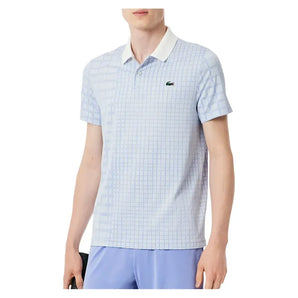 Men's Danill Medvedev Tennis Polo Lapland and Delphinium-Apparel-Lacoste-DH4762-A9IF25-Tennis Express