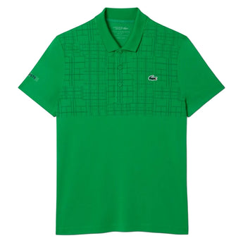 Men's Novak Djokovic Fan Tennis Polo Calathea-Apparel-Lacoste-DH4777-SIWH25-3p-Tennis Express