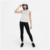 Girls' Dri-FIT One Training Tank White and Black-Apparel-Nike-DH5215-100-2-Tennis Express
