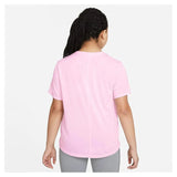 Girls' Dri-FIT One Short-Sleeve Top (Extended Size)-Apparel-Nike-DH6597-663-1-Tennis Express