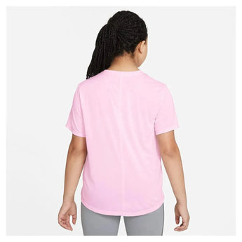 Girls' Dri-FIT One Short-Sleeve Top (Extended Size)-Apparel-Nike-DH6597-663-1-Tennis Express