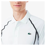 Men's Daniil Medvedev Tennis Polo White,Apparel,Lacoste,,,Tennis Express,DH6735-001F26-2