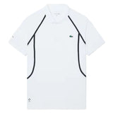 Men's Daniil Medvedev Tennis Polo White,Apparel,Lacoste,,,Tennis Express,DH6735-001F26-3