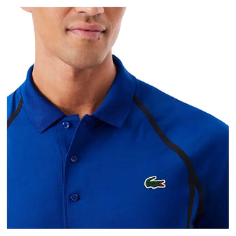 Men's Daniil Medvedev Tennis Polo Cobalt,Apparel,Lacoste,,,Tennis Express,DH6735-JQ0F26-6