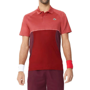 Men's Novak Djokovic Ultra-Dry On-Court Tennis Polo-Apparel-Lacoste-DH7360-IIU-U24-Tennis Express