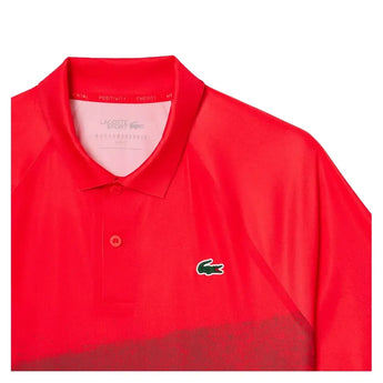 Men's Novak Djokovic Light Stretch On Court Tennis Polo Grenandine-Apparel-Lacoste-DH8959-ZBGS25-6-Tennis Express
