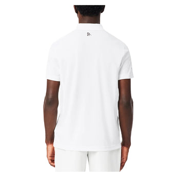 Men's Novak Djokovic Fan Tennis Polo White-Apparel-Lacoste-DH9949-001-1-Tennis Express