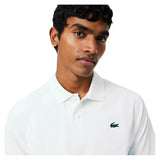 Men's Novak Djokovic On-Court Tennis Polo White-Apparel-Lacoste-DH9986-001-2-Tennis Express