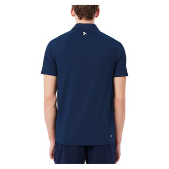 Men's Novak Djokovic On-Court Tennis Polo Navy-Apparel-Lacoste-DH9986-16-2-Tennis Express