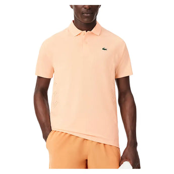 Men's Roland Garros Novak Djokovic On-Court Tennis Polo Angie,Apparel,Lacoste,,,Tennis Express,DH9986-BIG-3