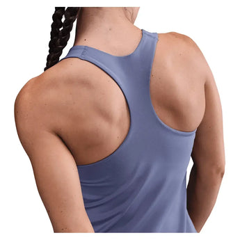 Women's Swoosh Medium-Support Padded Sports Bra Tank World Indigo and White-Apparel-Nike-DV9897-499H25-2-Tennis Express