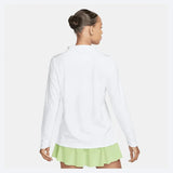 Women's Dri-FIT Club UV Tennis Crew Top-Apparel-Nike-DX1493-100-1-Tennis Express