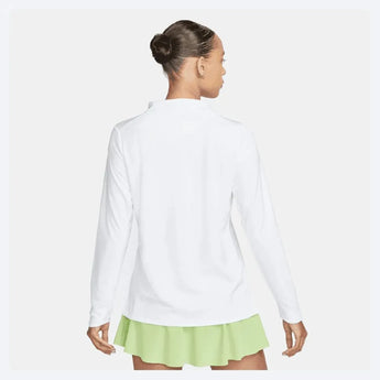 Women's Dri-FIT Club UV Tennis Crew Top-Apparel-Nike-DX1493-100-1-Tennis Express