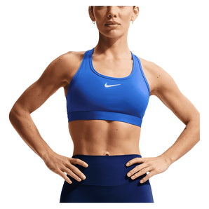 Women's Swoosh Medium Support Padded Sports Bra,Apparel,Nike,405 Hyper Royal/White,XS,Tennis Express,DX6821-405