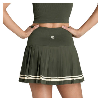 Women's Midtown 14.75 Inch Tennis Skort-Apparel-Wilson-E033001GrapeLeaf-1-Tennis Express