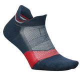 Elite Light Cushion No Show Tab Socks USA Navy-Socks-Feetures-E50-29678U24-Tennis Express