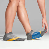 Elite Light Cushion No Show Tab Socks-Socks-Feetures-E50-B25-2-Tennis Express