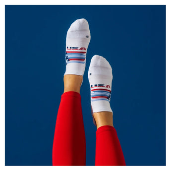 Elite Light Cushion No Show Tab Socks USA-Socks-Feetures-E50-S26-USA-3-Tennis Express
