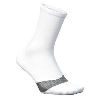 Elite Light Cushion Mini Crew Tennis Socks White-Socks-Feetures-E90-33158U24-Tennis Express