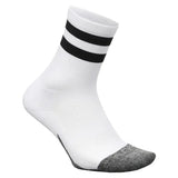 Elite Light Cushion Mini Crew Socks White High Top Stripe-Socks-Feetures-E90-569S25-1-1-[Sku]-Tennis Express