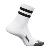 Elite Light Cushion Mini Crew Socks White High Top Stripe-Socks-Feetures-E90-569S25-2-[Sku]-Tennis Express