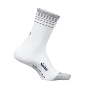 Elite Light Cushion Reflective Mini Crew Socks,Socks,Feetures,,,Tennis Express,E90-F26-939