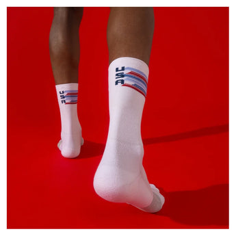 Elite Light Cushion Mini Crew Socks USA-Socks-Feetures-E90-S26-USA-3-Tennis Express