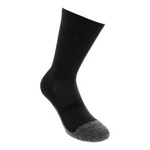 Elite Light Cushion Mini Crew Tennis Socks Black-Socks-Feetures-E90159-F18-1-Tennis Express