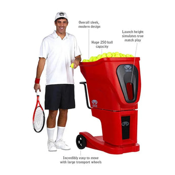 Phenom Two with 20-Function Remote Control Ball Machine-Court Equipment-Lobster-EC02.WF-41-Tennis Express