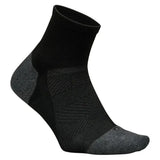Elite Max Cushion Quarter Socks Black-Socks-Feetures-EC20-BLACK-Tennis Express