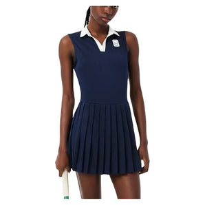 Women's Heritage Technical Tennis Dress,Apparel,Lacoste,,,Tennis Express,EF0230-n-3