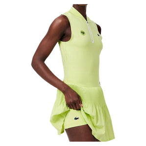 Women's Roland Garros Tennis Dress Sencha,Apparel,Lacoste,,,Tennis Express,EF5823-BIC-1