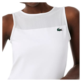 Women's Players Tennis Dress White,Apparel,Lacoste,,,Tennis Express,EF6876-001F26-3