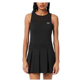 Women's Players Tennis Dress Black, Lacoste, Tennis Express, EF6876-031F26-6
