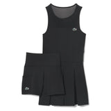 Women's Players Tennis Dress Black, Lacoste, Black, Tennis Express, EF6876-031F26-BLACK-1