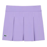 Women's Players Tennis Skort Neva Purple,Apparel,Lacoste,Neva Purple,2(EUR34),Tennis Express,EF6876-GFUF26-4