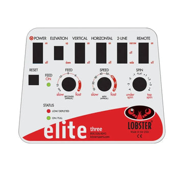 Elite Three with 10-Function Remote Control Ball Machine-Court Equipment-Lobster-EL03-41-Tennis Express