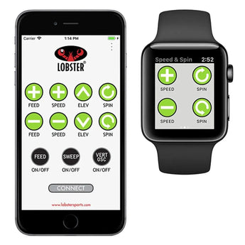 Elite Three with 10-Function Wi-Fi Remote Control for Apple Ball Machine-Court Equipment-Lobster-EL03.WF-3-Tennis Express