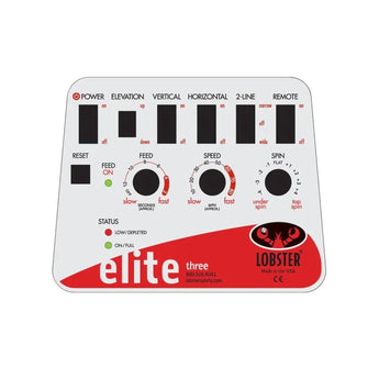 Elite Three with 10-Function Wi-Fi Remote Control for Apple Ball Machine-Court Equipment-Lobster-EL03.WF-4-Tennis Express