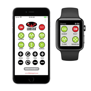 Elite Grand Four with 20-Function Wi-Fi Remote Control for Apple Ball Machine-Court Equipment-Lobster-EL04.WF-3-Tennis Express
