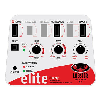 Elite Liberty with 2-Function Remote Control Ball Machine-Court Equipment-Lobster-EL0L-4-Tennis Express