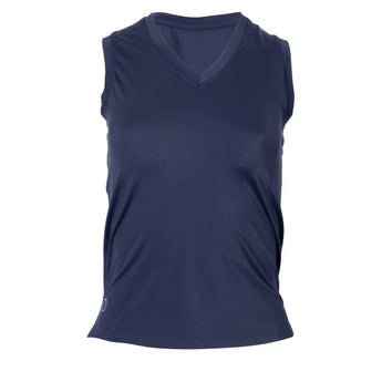 Women's Emery Tennis Tank, Bubble, Navy, Tennis Express, EMRY-NF18-B-NAVY-1