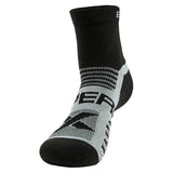 Experia Light Cushion Ankle Tennis Socks Black-Socks-Thorlo-EXTA00-001-Tennis Express