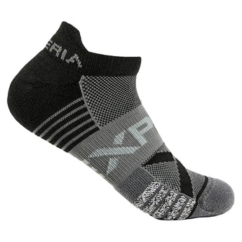 Experia Light Cushion No Show Tab Tennis Socks Black-Socks-Thorlo-EXTN00-001-1-Tennis Express